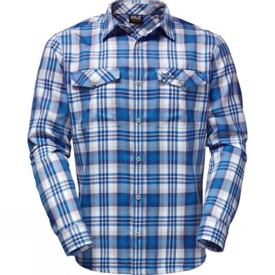 Camisa Jack Wolfskin Evan Hombre - Azules - Chile IRV564028